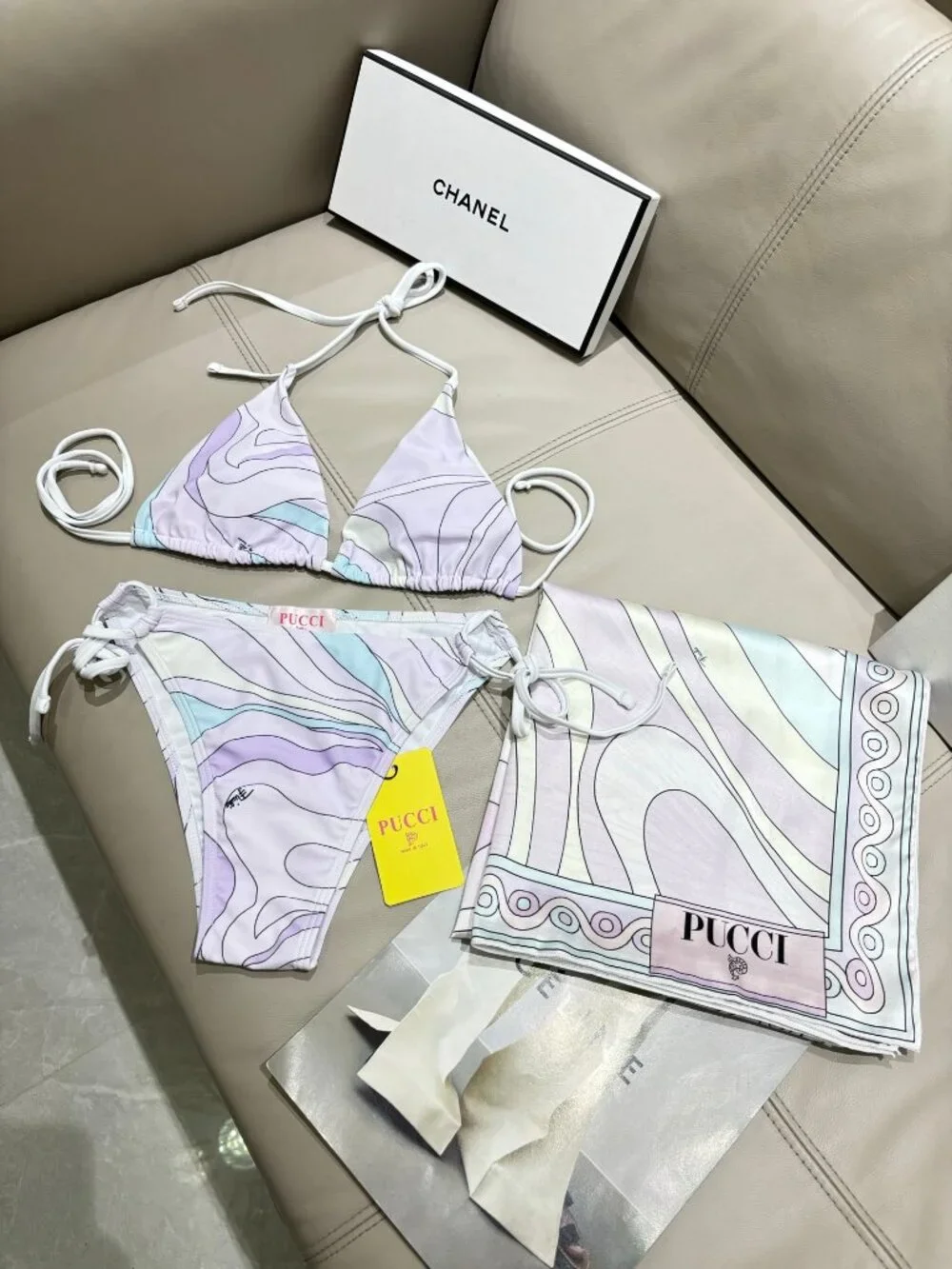 💍Emilio Pucci💍 bikini + chiffon dress